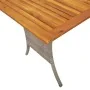 Sofá jardín de 3 plazas con cojín y mesa gris claro by , Outdoor sofas - Ref: Foro24-4103859, Price: 280,67 €, Discount: %