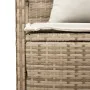 Banco de jardín con almacenaje y cojín beige ratán sintético by , garden benches - Ref: Foro24-4104215, Price: 196,48 €, Disc...