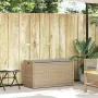 Banco de almacenaje con cojín beige 100 cm ratán sintético by , garden benches - Ref: Foro24-4104063, Price: 132,82 €, Discou...