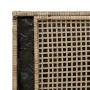 Banco de almacenaje con cojín beige 100 cm ratán sintético by , garden benches - Ref: Foro24-4104063, Price: 132,82 €, Discou...