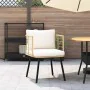 Sillón de jardín con cojines ratán sintético natural von , Gartenstühle - Ref: Foro24-4108260, Preis: 114,95 €, Rabatt: %