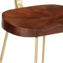 Taburetes de barra 2 uds 49x43x103 cm madera maciza de mango by , Kitchen stools - Ref: Foro24-4013518, Price: 156,79 €, Disc...
