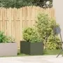 Jardinera de acero laminado en frío verde oliva 40x80x40 cm von , Töpfe und Pflanzgefäße - Ref: Foro24-860734, Preis: 57,52 €...