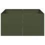 Jardinera de acero laminado en frío verde oliva 80x80x40 cm de , Maceteros y jardineras - Ref: Foro24-860741, Precio: 68,90 €...