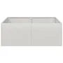 Jardinera 80x80x30 cm Acero inoxidable by , Pots and planters - Ref: Foro24-860805, Price: 81,47 €, Discount: %