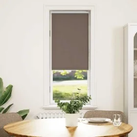 Estor Enrollable Opaco Color Café 60x150 cm Tela Ancho 55,7cm by , Blinds and blinds - Ref: Foro24-4010990, Price: 15,43 €, D...
