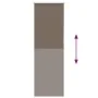 Estor Enrollable Opaco Color Café 60x150 cm Tela Ancho 55,7cm by , Blinds and blinds - Ref: Foro24-4010990, Price: 15,43 €, D...