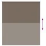 Estor Enrollable Opaco Color Café 140x175 cm Tela Ancho 136,6cm by , Blinds and blinds - Ref: Foro24-4011032, Price: 25,75 €,...