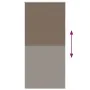 Estor Enrollable Opaco Color Café 115x210cm Tela Ancho 110,7cm by , Blinds and blinds - Ref: Foro24-4011053, Price: 27,03 €, ...