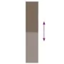 Estor Enrollable Opaco Color Café 40x230cm Tela Ancho 35,7cm by , Blinds and blinds - Ref: Foro24-4011064, Price: 16,75 €, Di...