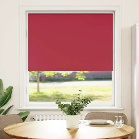 Estor Enrollable Opaco Rojo 115x130 cm Tela Ancho 110,7 cm by , Blinds and blinds - Ref: Foro24-4011755, Price: 23,43 €, Disc...
