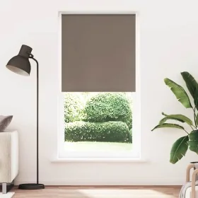 Estor Enrollable Opaco Color Café 115x230cm Tela Ancho 110,7cm by , Blinds and blinds - Ref: Foro24-4011079, Price: 24,50 €, ...