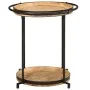 Mesa auxiliar madera maciza de mango Ø55x60 cm by , Side tables - Ref: Foro24-4013511, Price: 87,92 €, Discount: %