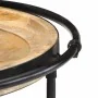 Mesa auxiliar madera maciza de mango Ø55x60 cm by , Side tables - Ref: Foro24-4013511, Price: 87,92 €, Discount: %