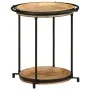 Mesa auxiliar madera maciza de mango Ø55x60 cm by , Side tables - Ref: Foro24-4013511, Price: 87,92 €, Discount: %