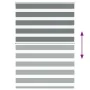 Estor cebra gris oscuro tejido ancho 110,9 cm poliéster by , Blinds and blinds - Ref: Foro24-4014108, Price: 23,12 €, Discoun...