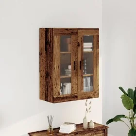 Armario de pared madera de ingeniería envejecida 69,5x34x90 cm by , Sideboards - Ref: Foro24-857330, Price: 81,65 €, Discount: %