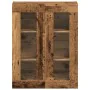 Armario de pared madera de ingeniería envejecida 69,5x34x90 cm de , Aparadores - Ref: Foro24-857330, Precio: 81,65 €, Descuen...