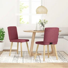 Sillas de comedor 2 unidades tela rojo tinto von , Essstühle - Ref: Foro24-4101200, Preis: 101,95 €, Rabatt: %