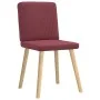 Sillas de comedor 2 unidades tela rojo tinto de , Sillas de comedor - Ref: Foro24-4101200, Precio: 101,95 €, Descuento: %