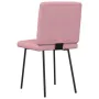 Sillas de comedor 4 unidades terciopelo rosa de , Sillas de comedor - Ref: Foro24-3315260, Precio: 164,64 €, Descuento: %