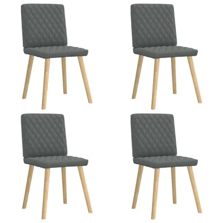 Sillas de comedor giratorias 4 unidades tela gris oscuro von , Essstühle - Ref: Foro24-3315222, Preis: 199,30 €, Rabatt: %