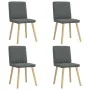 Sillas de comedor giratorias 4 unidades tela gris oscuro von , Essstühle - Ref: Foro24-3315222, Preis: 199,30 €, Rabatt: %