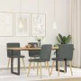 Sillas de comedor giratorias 4 unidades tela gris oscuro von , Essstühle - Ref: Foro24-3315222, Preis: 199,30 €, Rabatt: %