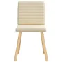Sillas de comedor 4 unidades tela color crema von , Essstühle - Ref: Foro24-3315281, Preis: 198,40 €, Rabatt: %