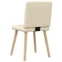 Sillas de comedor 4 unidades tela color crema von , Essstühle - Ref: Foro24-3315281, Preis: 198,40 €, Rabatt: %