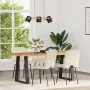 Sillas de comedor 4 unidades terciopelo crema von , Essstühle - Ref: Foro24-3315295, Preis: 164,37 €, Rabatt: %