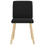 Sillas de comedor 4 unidades tela negras de , Sillas de comedor - Ref: Foro24-3315276, Precio: 198,39 €, Descuento: %