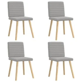 Sillas de comedor 4 uds tela gris nube de , Sillas de comedor - Ref: Foro24-3315283, Precio: 198,40 €, Descuento: %