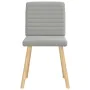 Sillas de comedor 4 uds tela gris nube de , Sillas de comedor - Ref: Foro24-3315283, Precio: 198,39 €, Descuento: %