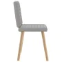Sillas de comedor 4 uds tela gris nube de , Sillas de comedor - Ref: Foro24-3315283, Precio: 198,39 €, Descuento: %