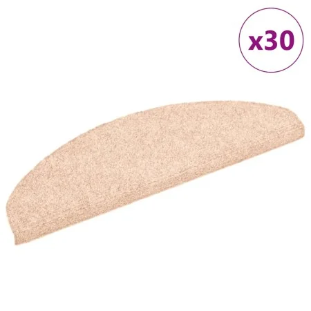 Alfombrilla autoadhesiva escalera 30 uds crema 65x21x4 cm by , Stair mats - Ref: Foro24-3365655, Price: 80,92 €, Discount: %