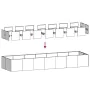 Jardinera acero blanco 280x80x40 cm von , Töpfe und Pflanzgefäße - Ref: Foro24-860760, Preis: 143,36 €, Rabatt: %