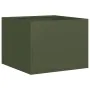 Jardinera acero verde oliva 40x40x30 cm von , Töpfe und Pflanzgefäße - Ref: Foro24-860797, Preis: 43,16 €, Rabatt: %