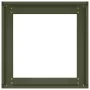 Jardinera acero verde oliva 40x40x30 cm von , Töpfe und Pflanzgefäße - Ref: Foro24-860797, Preis: 43,16 €, Rabatt: %