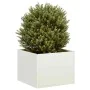 Jardinera acero blanco 40x40x30 cm von , Töpfe und Pflanzgefäße - Ref: Foro24-860795, Preis: 49,13 €, Rabatt: %