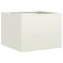 Jardinera acero blanco 40x40x30 cm von , Töpfe und Pflanzgefäße - Ref: Foro24-860795, Preis: 49,13 €, Rabatt: %