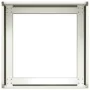 Jardinera acero blanco 40x40x30 cm von , Töpfe und Pflanzgefäße - Ref: Foro24-860795, Preis: 49,13 €, Rabatt: %