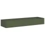 Jardinera acero verde oliva 280x80x40 cm de , Maceteros y jardineras - Ref: Foro24-860762, Precio: 151,64 €, Descuento: %