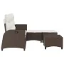 Set de sofás de jardín en forma de L con cojines 3 pzas marrón by , Garden sets - Ref: Foro24-3328639, Price: 508,12 €, Disco...
