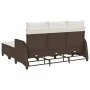 Set de sofás de jardín en forma de L con cojines 3 pzas marrón by , Garden sets - Ref: Foro24-3328639, Price: 508,12 €, Disco...