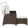 Set de sofás de jardín en forma de L con cojines 3 pzas marrón by , Garden sets - Ref: Foro24-3328639, Price: 508,12 €, Disco...