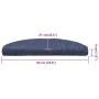 Alfombrilla autoadhesiva escalera 30 uds azul 65x21x4 cm von , Treppenmatten - Ref: Foro24-3365660, Preis: 79,76 €, Rabatt: %