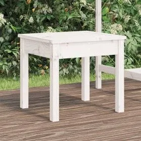 Solid white pine wood garden bench 50x44x45 cm by vidaXL, garden benches - Ref: Foro24-823991, Price: 48,00 €, Discount: %