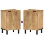 Mueble de baño madera maciza mango marrón 38x33,5x58 cm von , Badezimmermöbel - Ref: Foro24-4017741, Preis: 87,12 €, Rabatt: %