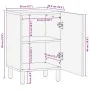 Mueble de baño madera maciza mango marrón 38x33,5x58 cm von , Badezimmermöbel - Ref: Foro24-4017741, Preis: 87,12 €, Rabatt: %